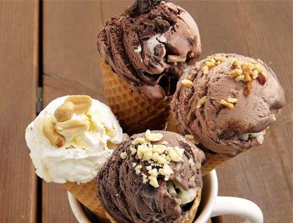 мороженое шоколадное